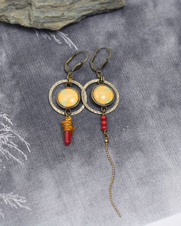 Desert flowers earrings