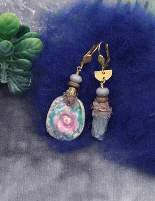 Boho pastel earrings