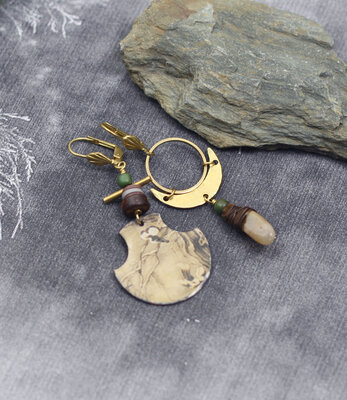 Birds boho earrings