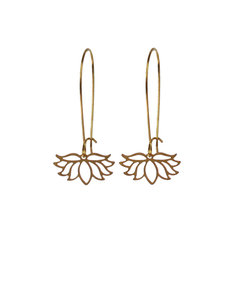 Geometric Earrings Graphic Flowers Long Dangle Geometric Flowers Earrings Dangle Minimalist Graphic Jewelry