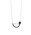 Long semi-circle tube necklace_