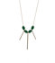 Long jade fan necklace_