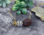 Long floating spheres necklace_