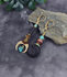 Crescent earrings with turquoise_